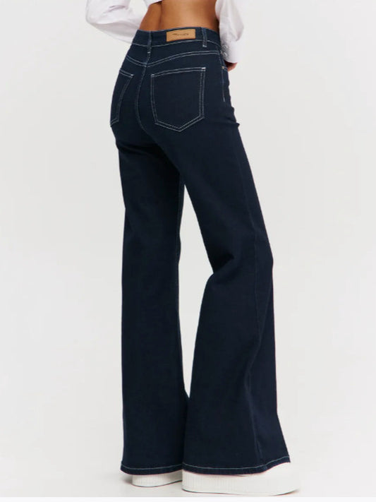DARK BLUE WOMEN FLARE