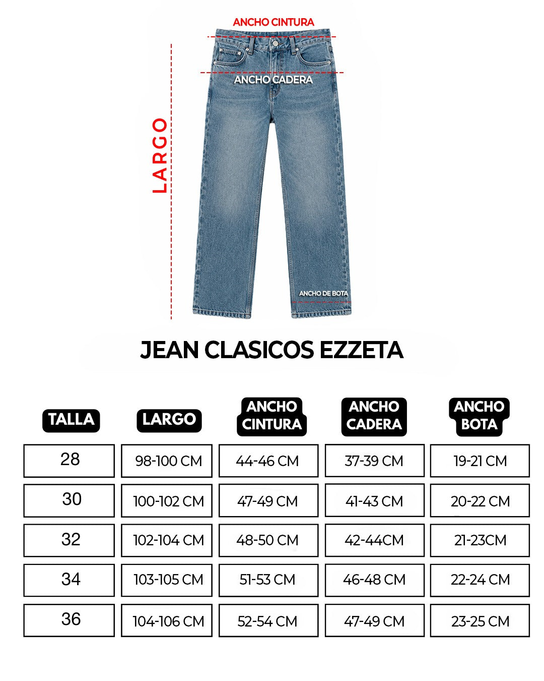 JEAN CLÁSICO NEGRO